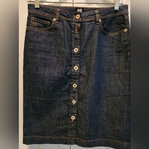 Dolce&Gabbana jeans skirt size 30l.